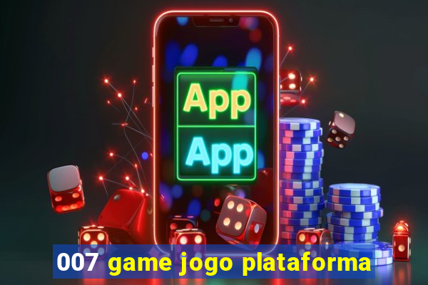 007 game jogo plataforma